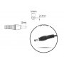 Toshiba Satellite A200-20A Nabíjačka Mitsu na notebook 120W 19V 6.3A (5.5x2.5) - asus, toshiba, msi, itd