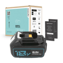 Makita BTW251F batéria 5000 mAh (90 Wh), 10 článkov Li-Ion 18V (5000 mAh)