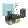 Ryobi kompatibilná RB18L60 batéria 4000 mAh (72 Wh), 10 článkov Li-Ion 18V (4000 mAh)